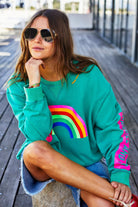 Hammill & Co Vintage Rainbow Sweat | Jade_Silvermaple Boutique