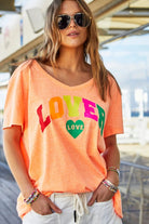 Hammill & Co Lover Tee | Orange_Silvermaple Boutique