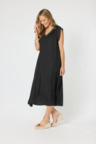 Hammock & Vine Traveller Luxe Dress | Black_Silvermaple Boutique