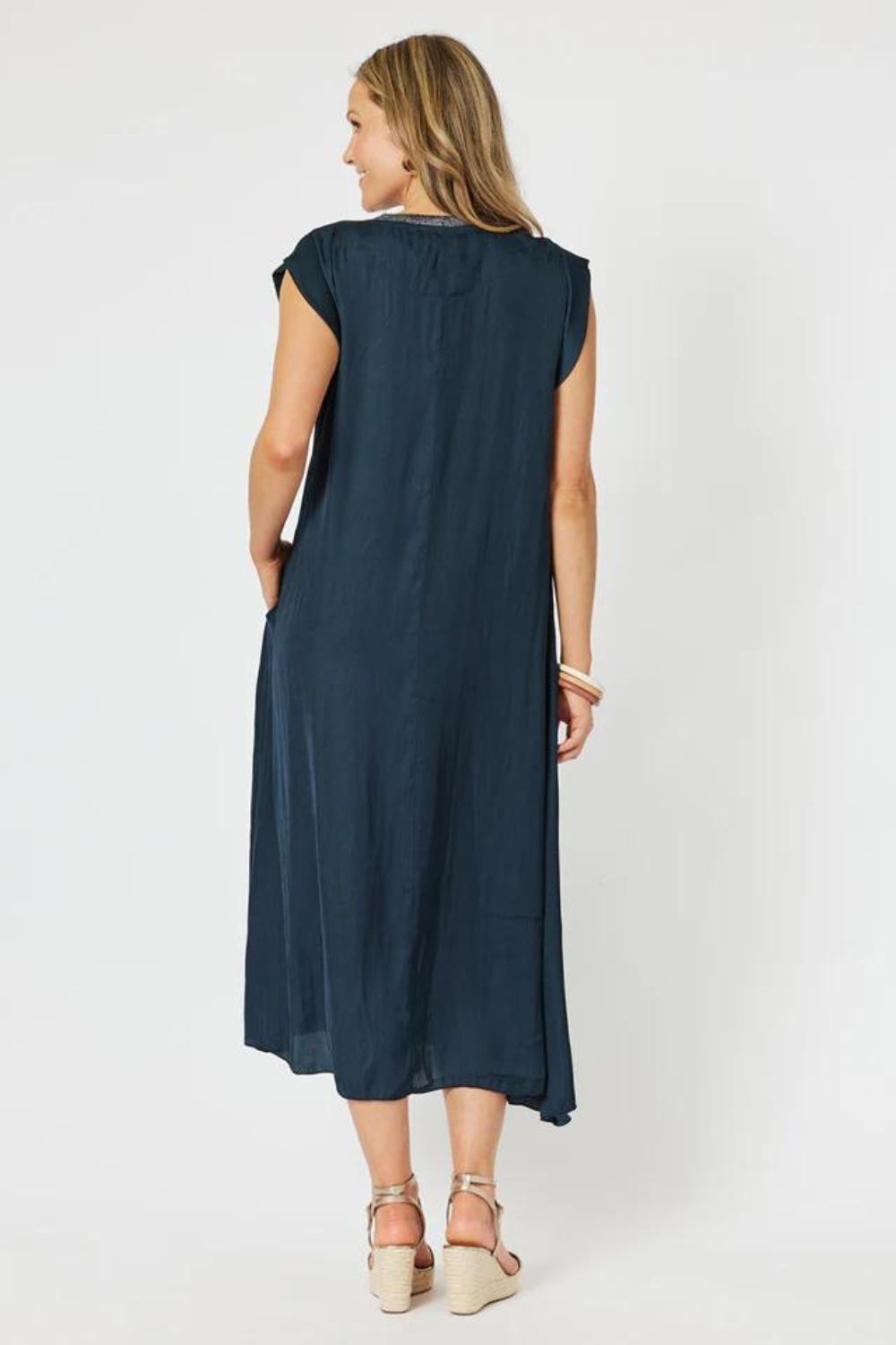 Hammock & Vine Traveller Luxe Dress | Navy_silvermaple boutique