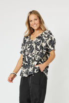 Hammock & Vine Ivy Top | Black_Silvermaple Boutique