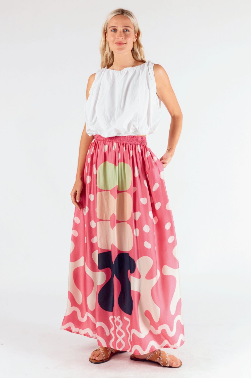 ITAMI Cali Skirt | Pink_Silvermaple Boutique