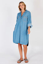 Durango Shirtmaker Dress | Light Denim_Silvermaple boutique