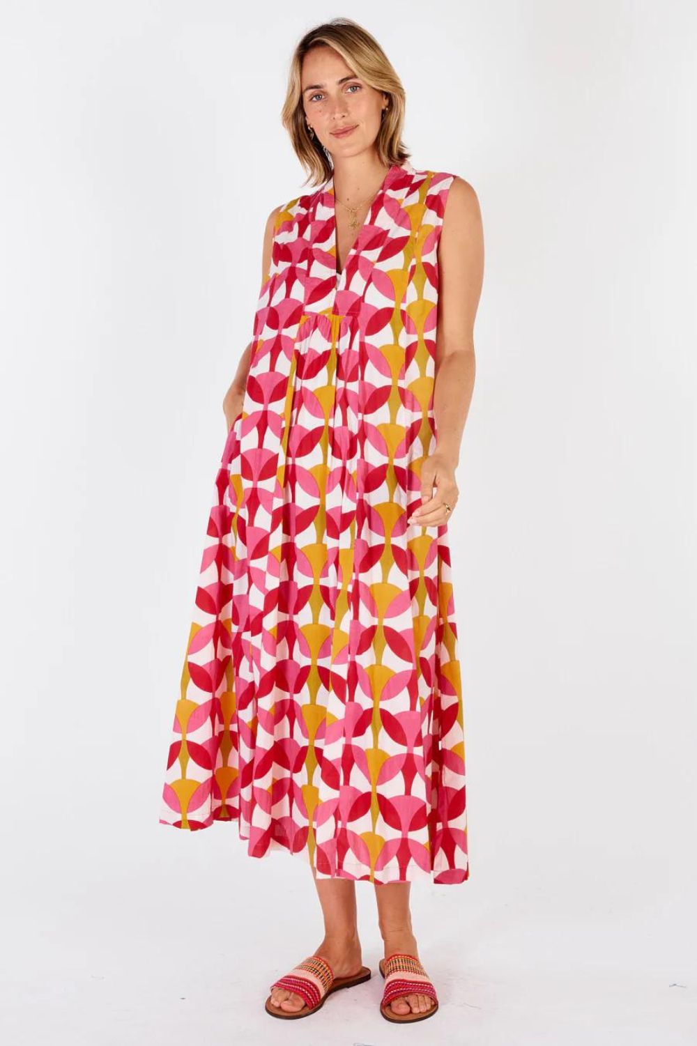 Ibisa Phoenix Maxi Dress | Melon_Silvermaple boutique