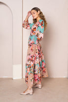 Kachel Adele Maxi Kimono Dress | Multi_Silvermaple Boutique