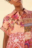 Kachel Victoria Shirt | Pink Patchwork_Silvermaple Boutique