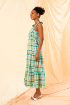 Kachel Zia Dress | Ocean Check_Silvermaple Boutique