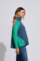 LD&Co Ziggy Zag Jumper | Denim _Silvermaple Boutique