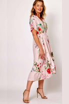 La Strada Vesper Wrap Dress | Pink Floral_Silvermaple Boutique