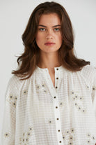 Lania Flora Shirt | White_Silvermaple Boutique