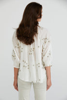 Lania Flora Shirt | White_Silvermaple Boutique