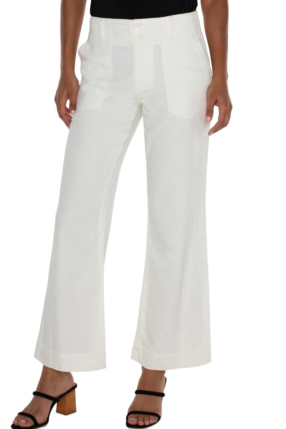 Liverpool Jeans Hannah Flare Eco Jean | Soft White_Silvermaple Boutique