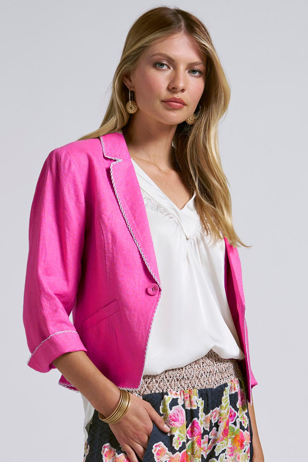 Loobie's Story Viva Jacket | Flamingo_Silvermaple Boutique