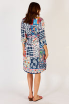 Lula Life Birdie Shirt Dress | Navy Multi_Silvermaple Boutique