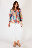 Lula Life Solaire Shirt | Multi Print_Silvermaple Boutique