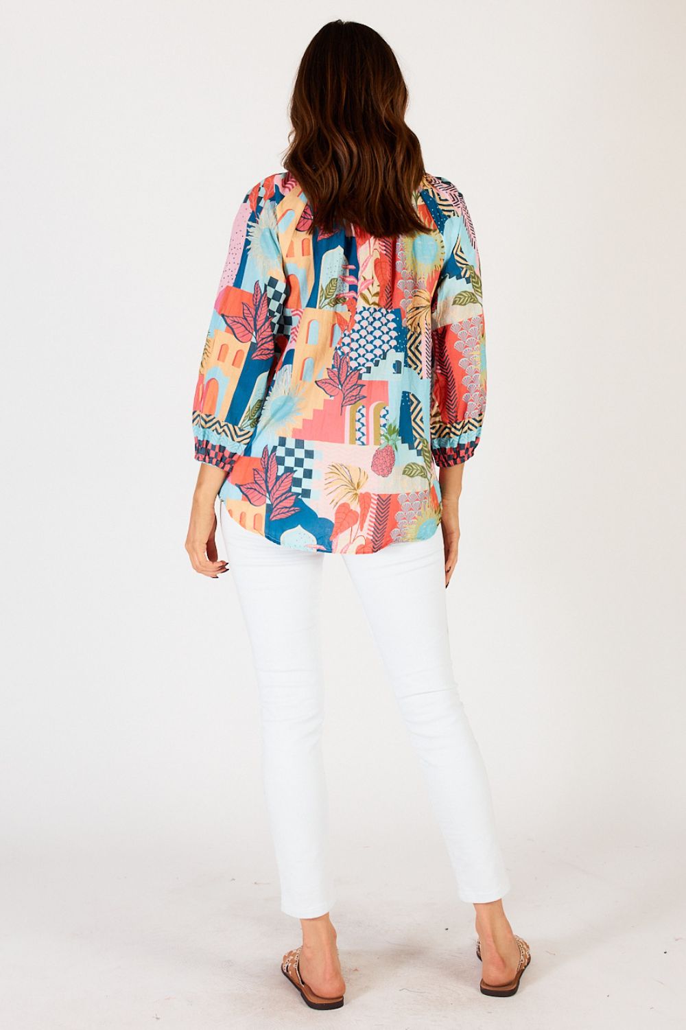 Lula Life Solaire Shirt | Multi Print_Silvermaple Boutique