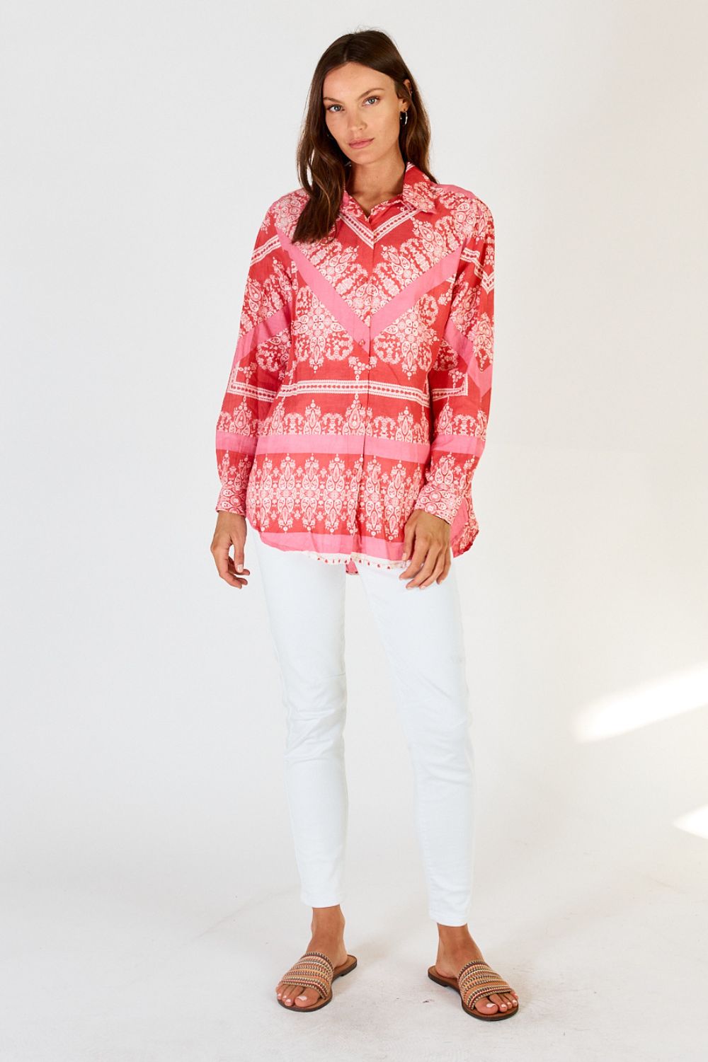 Lula Soul Bandana Shirt | Melon_Silvermaple Boutique