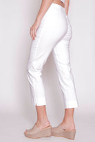 M.E.L Chaucer 3/4 Length Legging | White - Silvermaple Boutique