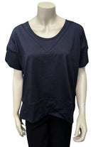 Hazel Tee | Navy_Sikvermaple Boutique