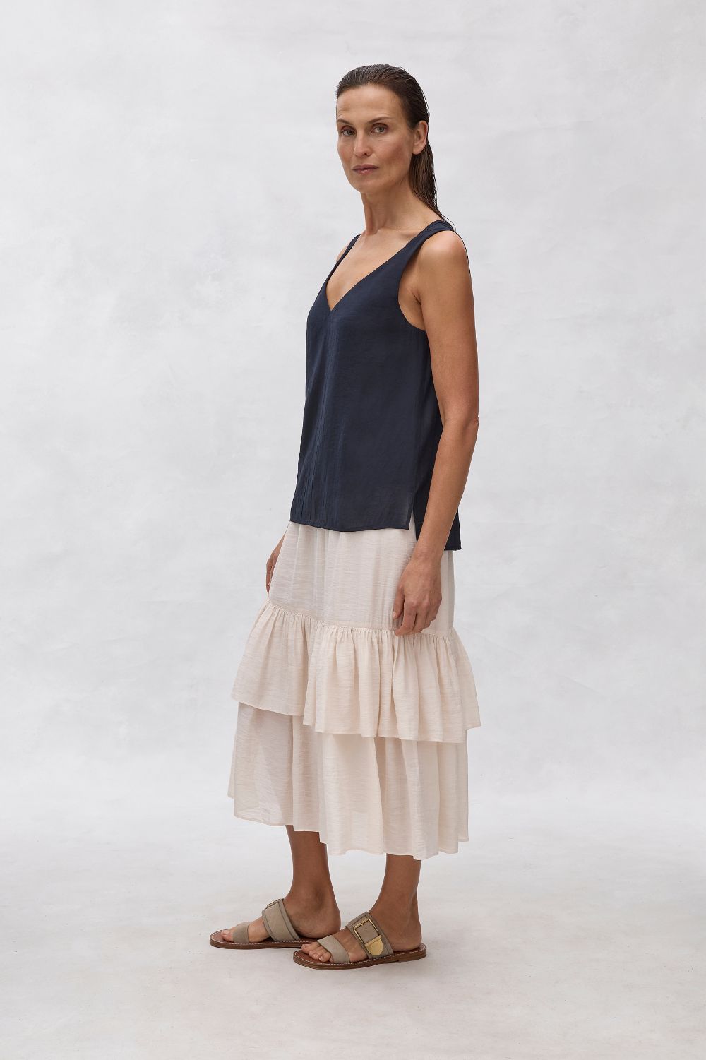 Mela Purdie Vapour Skirt | Nougat_Silvermaple Boutique