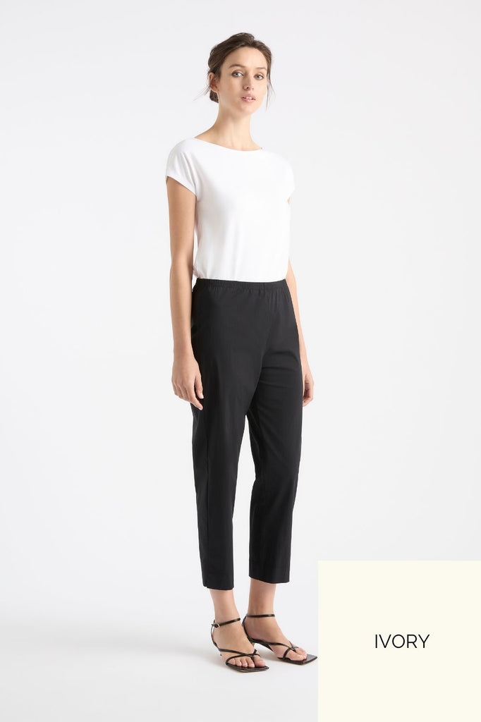 Mela Purdie Cropped Pant | Ivory_Silvermaple Boutique