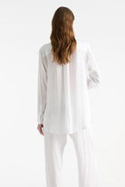 Mela Purdie Single Pocket Shirt | White - Silvermaple Boutique