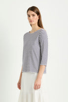 Mela Purdie Relaxed Boat Neck | Sapphire White_Silvermaple Boutique