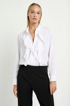 Mela Purdie Ripple Blouse | White_Silvermaple Boutique