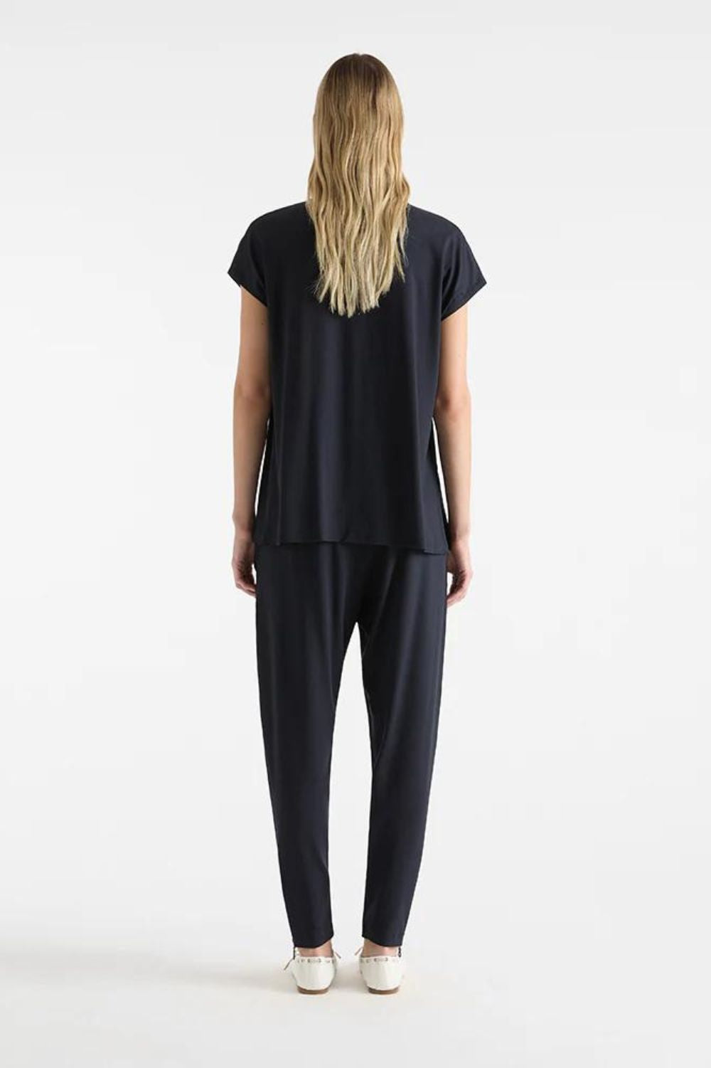 Mela Purdie Zip Stiletto Pant | Navy | Silvermaple Boutique