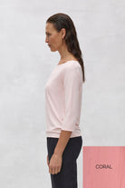 Mela Purdie Relaxed Boat Neck | Coral_Silvermaple Boutique