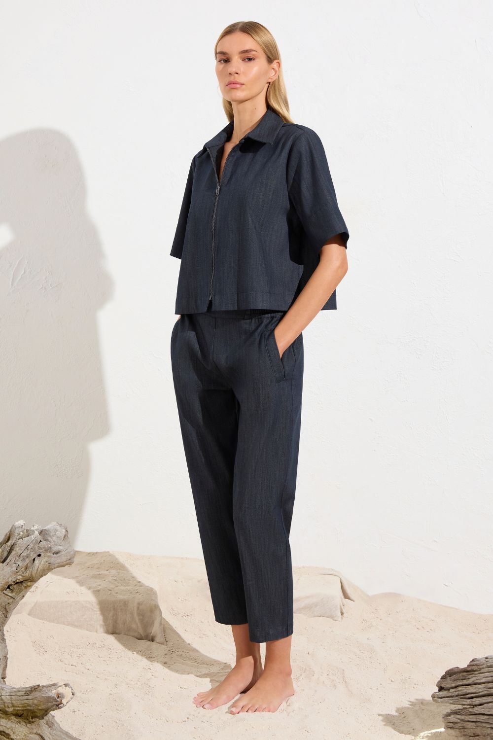 Mela Purdie Welt Pocket Trouser | Deep Indigo_Silvermaple Boutique