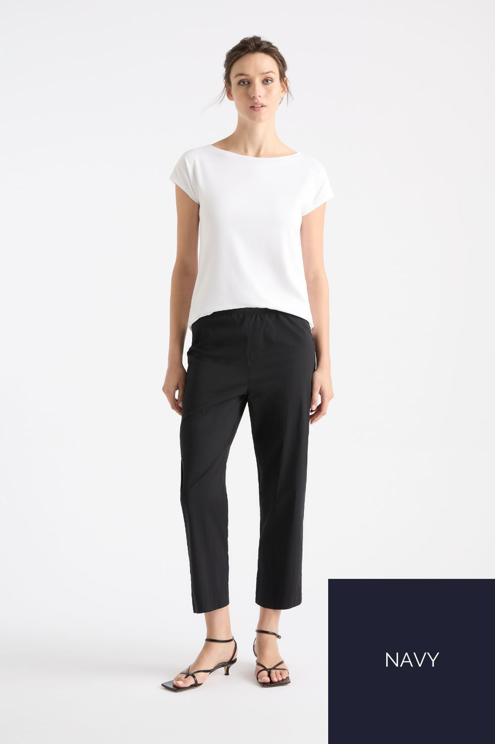 Mela Purdie Cropped Pant | French Navy_Silvermaple Boutique