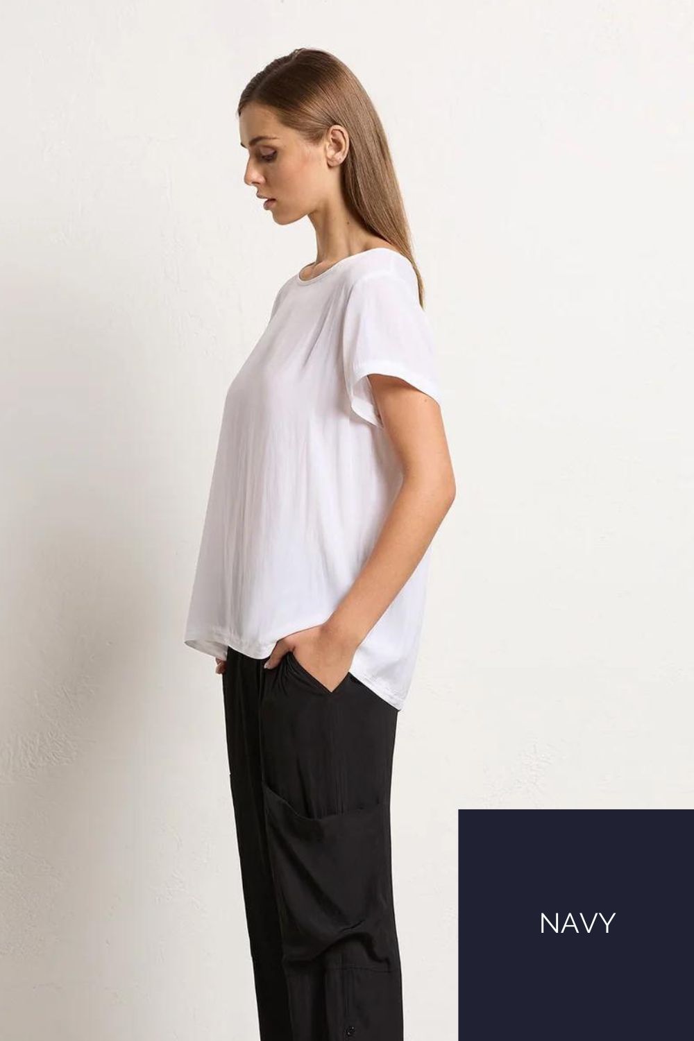 Mela Purdie Transit T | Navy_Silvermaple Boutique