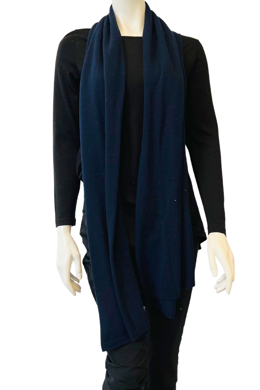 Silvermaple Boutique Amelie  Wrap Large | Navy_Silvermaple Boutique 