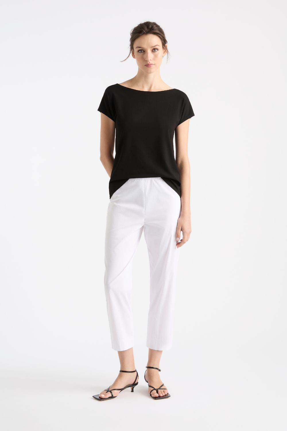 Mela Purdie Cropped Pant | White_Silvermaple Boutique