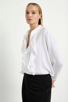 Mela Purdie Ripple Blouse | White_Silvermaple Boutique