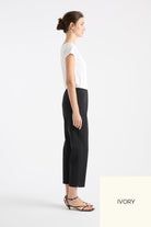 Mela Purdie Cropped Pant | Ivory_Silvermaple Boutique