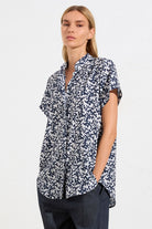 Mela Purdie Soft Stand Shirt | Quill Print_Silvermaple Boutique