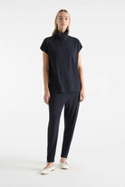 Mela Purdie Zip Stiletto Pant | Navy | Silvermaple Boutique