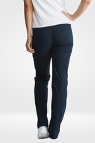 Straight Pant Microprene | Navy - Silvermaple Boutique