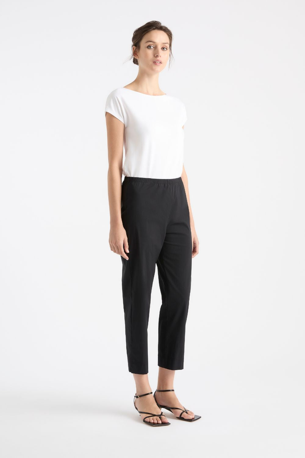 Mela Purdie Cropped Pant | Black_Silvermaple Boutique