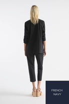 Mela Purdie Stretch Blazer | French Navy_Silvermaple Boutique