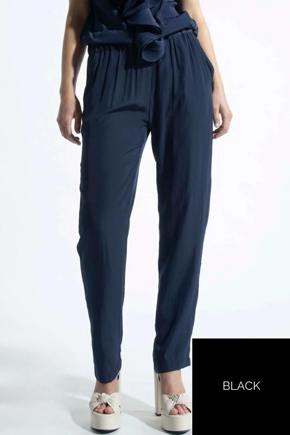 Mela Purdie Soft Nomad Pant | Black_Silvermaple Boutique