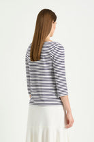 Mela Purdie Relaxed Boat Neck | Sapphire White_Silvermaple Boutique