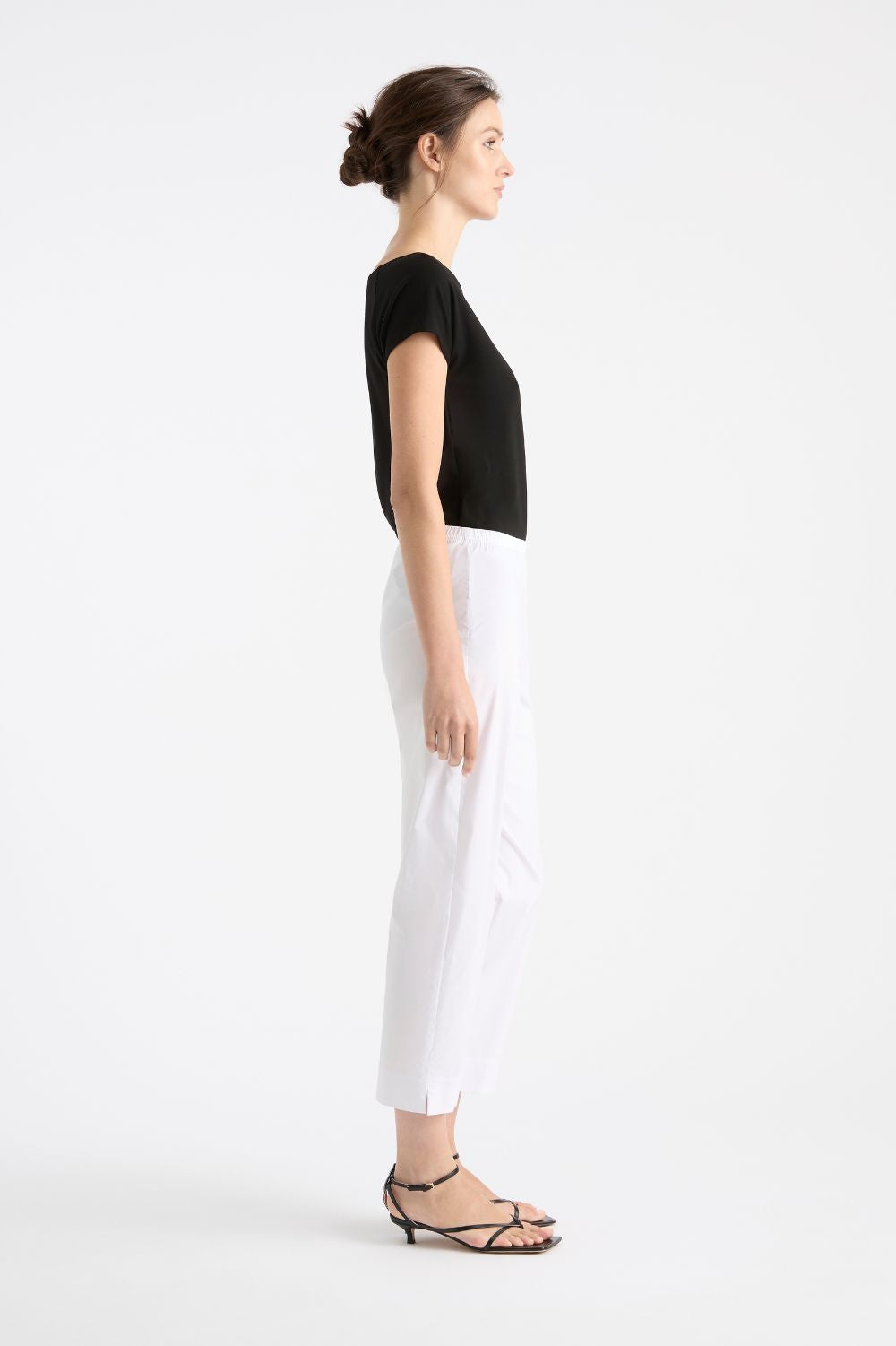 Mela Purdie Cropped Pant | White_Silvermaple Boutique