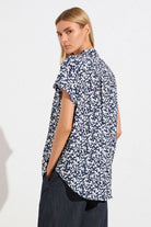 Mela Purdie Soft Stand Shirt | Quill Print_Silvermaple Boutique