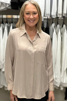 Mela Purdie Single Pocket Shirt | Oat - Silvermaple Boutique