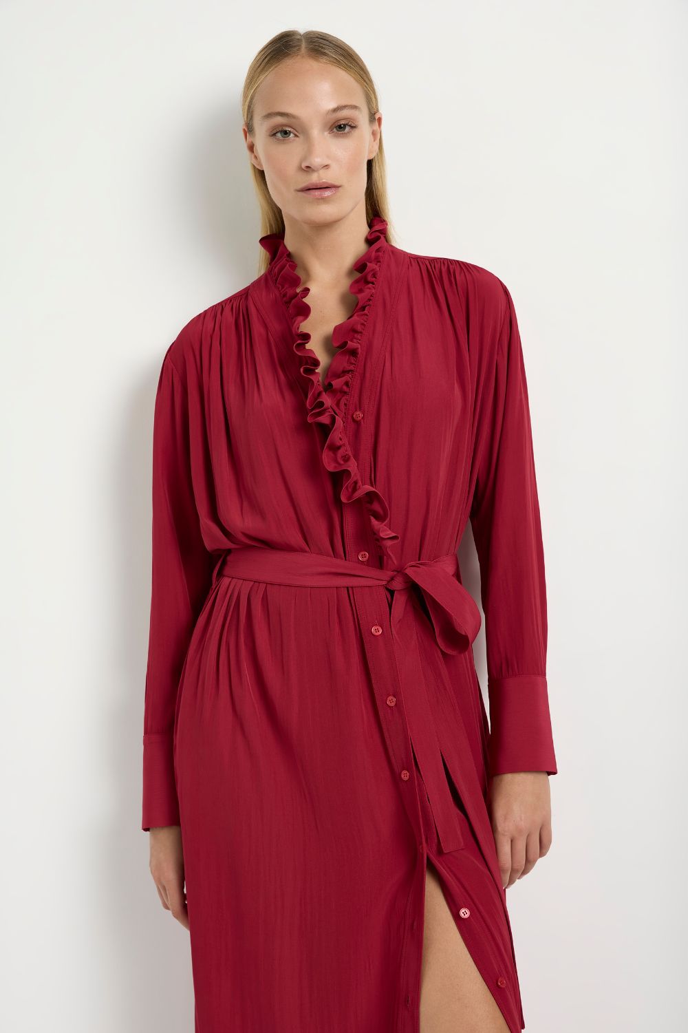 Mela Purdie Frill Neck Dress | Chilli_Silvermaple Boutique