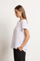 Mela Purdie Transit T | White _ Silvermaple Boutique