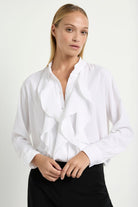 Mela Purdie Ripple Blouse | White_Silvermaple Boutique